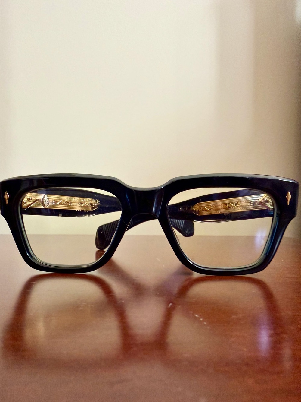 Jacques Marie Mage JMM Fellini Venom Eyeglasses Black Gold 440/500 Rare